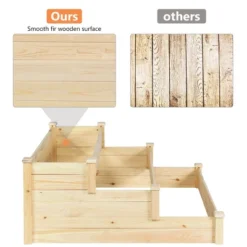 Tangkula 3 Tier Wooden Raised Garden Bed Planting Box Growing Flower Vegetables Outdoor 11 Tangkula 3 Tier Wooden Raised Garden Bed Planting Box Growing Flower Vegetables Outdoor -Tangkula GUEST 05c72458 72e6 4c26 b30c 9f8ad370e681