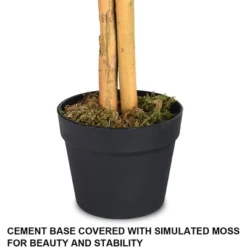 Tangkula Artificial Capensia Bush Home Decoration 4 Feet Red Green Leaves -Tangkula GUEST 06148a57 0993 4f97 924f cd1317dfb508