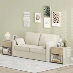 Tangkula Modern Style Nightstand 2-Tier Sofa Side Bedside Table W/ Drawer & Open Shelf 19 Tangkula Modern Style Nightstand 2-Tier Sofa Side Bedside Table W/ Drawer & Open Shelf -Tangkula GUEST 07fd25c0 1cec 47a1 ac72 65c806596205 1