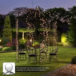 Tangkula Birdcage Shape Garden Arch 9.4 X 6.8FT Heavy Duty Arch Trellis With Hanging Hook For Climbing Plants -Tangkula GUEST 09805ca9 3f74 4e3c 84e2 9ea1b93d7cba