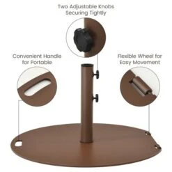 Tangkula 9 Ft Patio Table Market Umbrella Yard Outdoor W/ Heavy-duty Umbrella Base -Tangkula GUEST 09b7196c 1c0d 4439 9da0 33a3eb2ca1bc