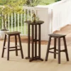 Tangkula 3PCS Outdoor HDPE Bar Table & Chair Set For 2 W/ Footrests For Garden Yard Pool -Tangkula GUEST 0a1ccc4b 3a69 49a6 af05 adff1c94908e