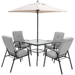 Tangkula 5ft Patio Square Market Table Umbrella Shelter 4 Sturdy Ribs 15 Tangkula 5ft Patio Square Market Table Umbrella Shelter 4 Sturdy Ribs -Tangkula GUEST 0e37a4f3 fc0d 4f9c b147 79629f636020