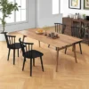 Tangkula 4 PCS Dining Chair Windsor High Spindle Back Wood Kitchen Chairs W/ Rubber Wood Frame -Tangkula GUEST 0eb65c80 6847 40df 83e9 9a69f78c2b92