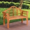Tangkula Outdoor Wooden Folding Bench Two Person Loveseat Chair Garden Bench -Tangkula GUEST 0f254fd8 340e 43a1 b70a 3a35b4db9fb7