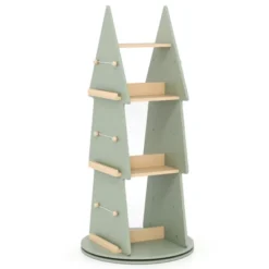 Tangkula Kids Rotating Bookshelf 4 Tier Tree Shape Revolving Bookcase 360°Display Rack -Tangkula GUEST 11af3680 5887 4e14 b74d af87f51b1ac0