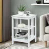Tangkula 2PCS 3-tier Side Table Nightstand Sofa End Table Storage Display Shelf -Tangkula GUEST 11b502df 6d6b 4021 a3b6 4b7b122935c5