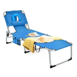 Tangkula Beach Lounge Chair Reclining Chair With 5 Adjustable Positions Detachable Pillow &Hand Ropes Blue/Black/Gray/Turquoise/Beige/Pink 26 Tangkula Beach Lounge Chair Reclining Chair With 5 Adjustable Positions Detachable Pillow &Hand Ropes Blue/Black/Gray/Turquoise/Beige/Pink -Tangkula GUEST 12a09b72 350f 4289 99b6 9cdef2452d18