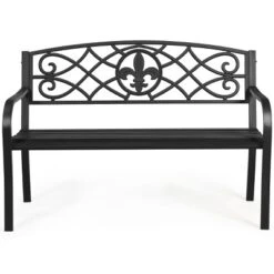 Tangkula Loveseat Metal Garden Bench Heavy-duty Park Loveseat Chair Seat 11 Tangkula Loveseat Metal Garden Bench Heavy-duty Park Loveseat Chair Seat -Tangkula GUEST 12f53052 da0f 4c1a 8cf2 5724a3241834