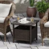Tangkula Outdoor Side Table With 1.93" Umbrella Hole All-Weather PE Wicker Patio Umbrella Table With Rustproof Frame 1 Tangkula Outdoor Side Table With 1.93" Umbrella Hole All-Weather PE Wicker Patio Umbrella Table With Rustproof Frame -Tangkula GUEST 15b7189c 58a4 4227 b069 428cf1d74b6c