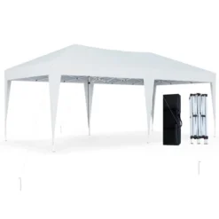 Tangkula 10 X 20 FT Portable Gazebo Shelter W/12 Wind Ropes & 6 Ground Stakes Carrying Bag -Tangkula GUEST 17588bd8 6a29 4674 8778 01028942e717
