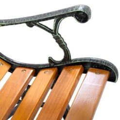 Tangkula Garden Metal Bench Porch Path Hardwood Chair For Patio Park Outdoor Deck -Tangkula GUEST 193261d5 ad5c 4954 bf45 2f87dbc67699