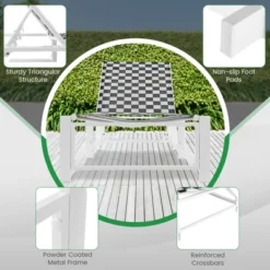 Tangkula 2PCS Patio Chaise Lounge Chair Outdoor Aluminum Adjustable 5-Position Recliner With Wheel For Garden Yard Pool 10 Tangkula 2PCS Patio Chaise Lounge Chair Outdoor Aluminum Adjustable 5-Position Recliner With Wheel For Garden Yard Pool -Tangkula GUEST 1caa204a fd00 4a6d 8814 c0c496327c1f