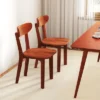 Tangkula Solid Wood Dining Chair Set Of 2 W/ Curved Backrest & Rubber Wood Frame -Tangkula GUEST 1cee7cfc 2990 4175 b74e d59797e88654