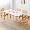 Tangkula Rattan Dining Chairs Set Of 4 Kitchen Dining Chairs W/ Simulated Rattan Backrest -Tangkula GUEST 21329857 1eeb 4230 be7b 349d87fc5993