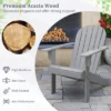 Tangkula 2PCS Patio Adirondack Chair W/ Inclined Seat High Backrest & Wide Armrests -Tangkula GUEST 21694c7a c705 4084 816d 74311cb60651
