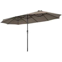 Tangkula 15FT Double-Sided Twin Patio Umbrella Extra-Large Market Umbrella For Outdoor -Tangkula GUEST 2706649d f2a5 4b24 b1e4 a7bb2c4029a2