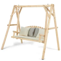 Tangkula Porch Swing Wooden Swing Rustic Frame Patio Furniture 19 Tangkula Porch Swing Wooden Swing Rustic Frame Patio Furniture -Tangkula GUEST 281d5beb 86ec 4d71 a814 eba2bb4c23fd