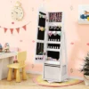 Tangkula Kids Jewelry Cabinet With Full-Length Mirror Drawer 2 Adjustable Tilt Angles -Tangkula GUEST 2b89ae2f 77ce 4f19 b658 6e5b5de75859