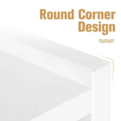 Tangkula Wood Storage Cube Bookcase 3 Tier 8 Cube Open Shelf Storage Cabinet With Anti-Toppling Devices Bookshelf Natural/Burlywood/Oak Grey/White -Tangkula GUEST 2bf87056 e9c5 4668 b0b6 301e7ba74f08