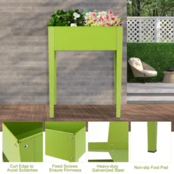 Tangkula Outdoor Elevated Garden Plant Stand Raised Garden Bed With Legs For Indoor And Outdoor Use 25" X13" X 31.5" -Tangkula GUEST 2dd5087b 856c 4548 b337 2760791c39a7