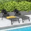 Tangkula 2 Pieces Patio Sunbathing Lounge Chair W/ Face Hole & Detachable Head Pillows Poolside 1 Tangkula 2 Pieces Patio Sunbathing Lounge Chair W/ Face Hole & Detachable Head Pillows Poolside -Tangkula GUEST 32096af3 8e11 4b87 994e 93af1b8ff773