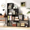 Tangkula 4-Tier Bookshelf W/ 6 Storage Cubes 64" Tall Modern Geometric Stair Bookcase 1 Tangkula 4-Tier Bookshelf W/ 6 Storage Cubes 64" Tall Modern Geometric Stair Bookcase -Tangkula GUEST 329fc361 d149 4557 a89e 987aa5042eb9