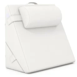 Tangkula 3 PCS Bed Wedge Pillow Set Adjustable Incline Pillow W/ Air Memory Foam Off-white -Tangkula GUEST 361a42b0 f03e 4b05 8e56 a5a47b32b83b