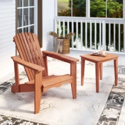 Tangkula 4PCS Solid Wood Garden Chair W/ High Backrest Wide Armrests & Contoured Seat -Tangkula GUEST 37bc5905 5c50 45dd 85d4 a35779a2e852 2