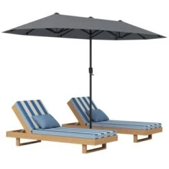 Tangkula 13 FT Double-sided Patio Umbrella Outdoor Large Twin Size Umbrella -Tangkula GUEST 3905fd60 3946 45bf bb8a 8000ce8dae11