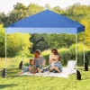Tangkula 10 X 10 FT Pop Up Canopy Tent Portable Foldable Patio Shelter W/ Wheeled Bag