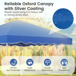 Tangkula 10 X 10 FT Pop Up Canopy Tent Portable Foldable Patio Shelter W/ Wheeled Bag -Tangkula GUEST 3b603139 f3bf 4639 9be9 8d2f959ded83