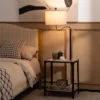 Tangkula Floor Lamp With End Table And USB Charging Ports, End Table Lamp With 360° Rotatable Lamp Arm, Bedside Nightstand Natural -Tangkula GUEST 3b70ef8d cf2c 49a4 aaba d6111eee72fc
