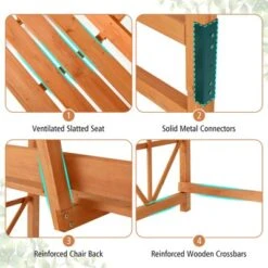 Tangkula 6.2 FT Tall Patio Garden Arbor Natural Wooden Arch With Pergola Trellis For Climbing Plant Vine Rose Wood Archway -Tangkula GUEST 3c48cf8c 403e 4c16 82a1 0d0d0f3d6523