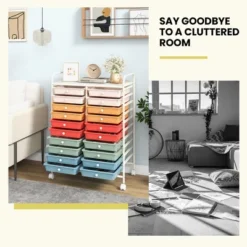 Tangkula Office Rolling Cart 20 Storage Drawers Scrapbook Paper Studio Organizer Macaron -Tangkula GUEST 3d5ca658 7333 4aad bc73 63d52f21ce9b
