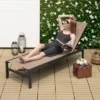 Tangkula Aluminum Patio Chaise Lounge Outdoor Adjustable Lounge Chair W/ 6-Position Backrest -Tangkula GUEST 3e75fdfb 95ae 48d0 b91c 445d27ae9f9a