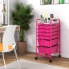 Tangkula 6 Drawer Scrapbook Paper Organizer Rolling Storage Cart For Office School Pink 1 Tangkula 6 Drawer Scrapbook Paper Organizer Rolling Storage Cart For Office School Pink -Tangkula GUEST 42cfdf02 4a61 4192 bf54 6f822003ffaf
