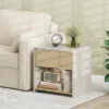 Tangkula Modern Style Nightstand 2-Tier Sofa Side Bedside Table W/ Drawer & Open Shelf -Tangkula GUEST 46012c2a 7b6f 43e1 9ebf 4448b96cd994 1