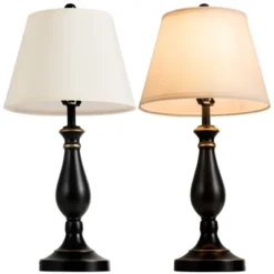 Tangkula 3-Pack Vintage Style Metal Floor And Table Lamp Set For Home Living Room -Tangkula GUEST 47d825fc 325c 448b b52a e4cfe1a7c928