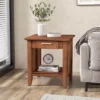 Tangkula Boho Style Nightstand 3-Tier Sofa Side End Table W/ Drawer & Shelf Walnut -Tangkula GUEST 4a1f79b5 c2e2 45b0 9fff 79d8c6038d7d