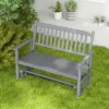 Tangkula Patio Glider Loveseat Chair Swing Rocking Bench W/ Curved Backrest & Slatted Seat -Tangkula GUEST 4bf13802 671b 4647 a265 1366a3684376