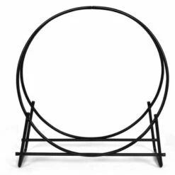Tangkula 40" Steel Tubular Log Hoop Round Firewood Storage Holder Rack -Tangkula GUEST 520fd773 8e47 4d8d b843 47f2db55e116