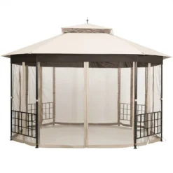 Tangkula 10'x 12'Octagonal Canopy Tent Patio Gazebo Canopy Shelter W/ Mosquito Netting 8 Tangkula 10'x 12'Octagonal Canopy Tent Patio Gazebo Canopy Shelter W/ Mosquito Netting -Tangkula GUEST 525cc814 a4f1 47bb abb9 6a83cb04c4d0