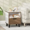 Tangkula Nightstand Mid Century Modern Bedside Table W/ Drawer Open Storage Shelf -Tangkula GUEST 55c28c3f 32ac 4af0 b6d5 0f7263568ae1