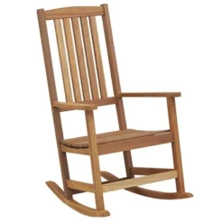 Tangkula Rocking Chair High-Back Outdoor Rocker With Smooth Rocking Base For Backyard -Tangkula GUEST 560e61f6 4fdc 4a9b 9cb7 6288ac696dba 1