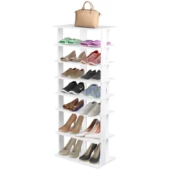 Tangkula 7-Tier Shoe Rack Free Standing Shelf Storage Modern Shoe Rack Organizer Brown/Black/White 22 Tangkula 7-Tier Shoe Rack Free Standing Shelf Storage Modern Shoe Rack Organizer Brown/Black/White -Tangkula GUEST 56d438fc 30d6 4c30 8d9e 9aa34b63cb25
