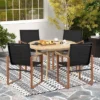 Tangkula 4 PCS Outdoor Dining Chairs Patio Furniture Chair W/ Breathable Seat & Backrest -Tangkula GUEST 56e13d41 5f14 4f1e 968e a42daf31663d