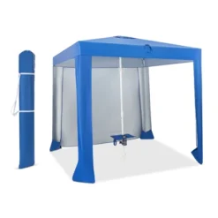 Tangkula Beach Canopy Tent Beach Cabana With Detachable Sidewall 5 Sandbags Carrying Bag UPF 50+ Protection Outdoor Beach Umbrella Shelter For Beach -Tangkula GUEST 5ac67d60 c344 47dc af4f ab18c0ad7523