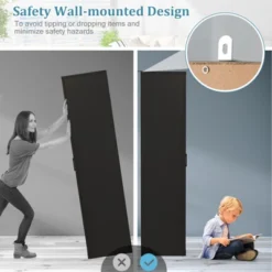 Tangkula 70" Storage Cabinet Freestanding Pantry Cabinet W/2 Doors & 5 Shelves Black -Tangkula GUEST 5d0b821f b68c 4e59 b829 51afb8abc7fa