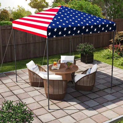 Tangkula Patio 6.6x6.6ft Outdoor Pop-up Canopy Tent UPF 50+ Portable Sun Shelter Pink 3 Tangkula Patio 6.6x6.6ft Outdoor Pop-up Canopy Tent UPF 50+ Portable Sun Shelter Pink